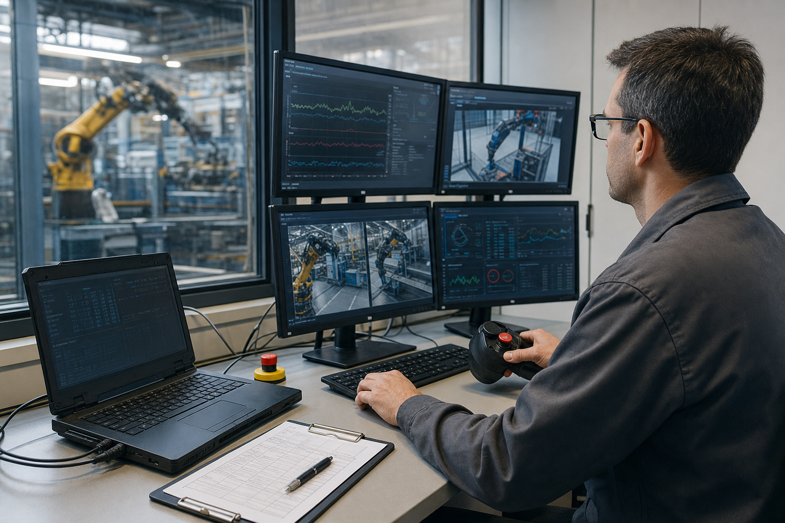 Remote-Expert-Teleoperation für Robotik-Support in der Fertigung